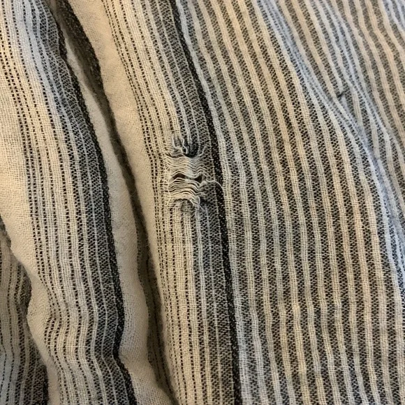 Free People Flowy Sleeveless Striped Tunic Top - size small - Picture 5 of 5